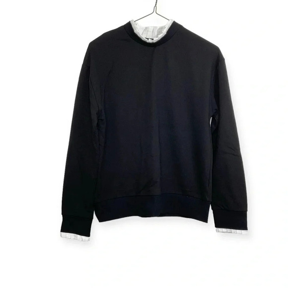 Anthropologie Black Lea & Viola Pullover Sweatshirt Size XS - Picture 1 of 5
